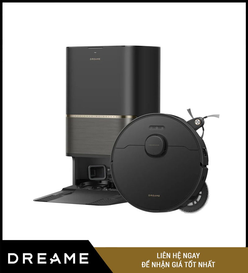 Dreame L50s Pro Ultra Trắng/Đen - Robot Hút Bụi Lau Nhà