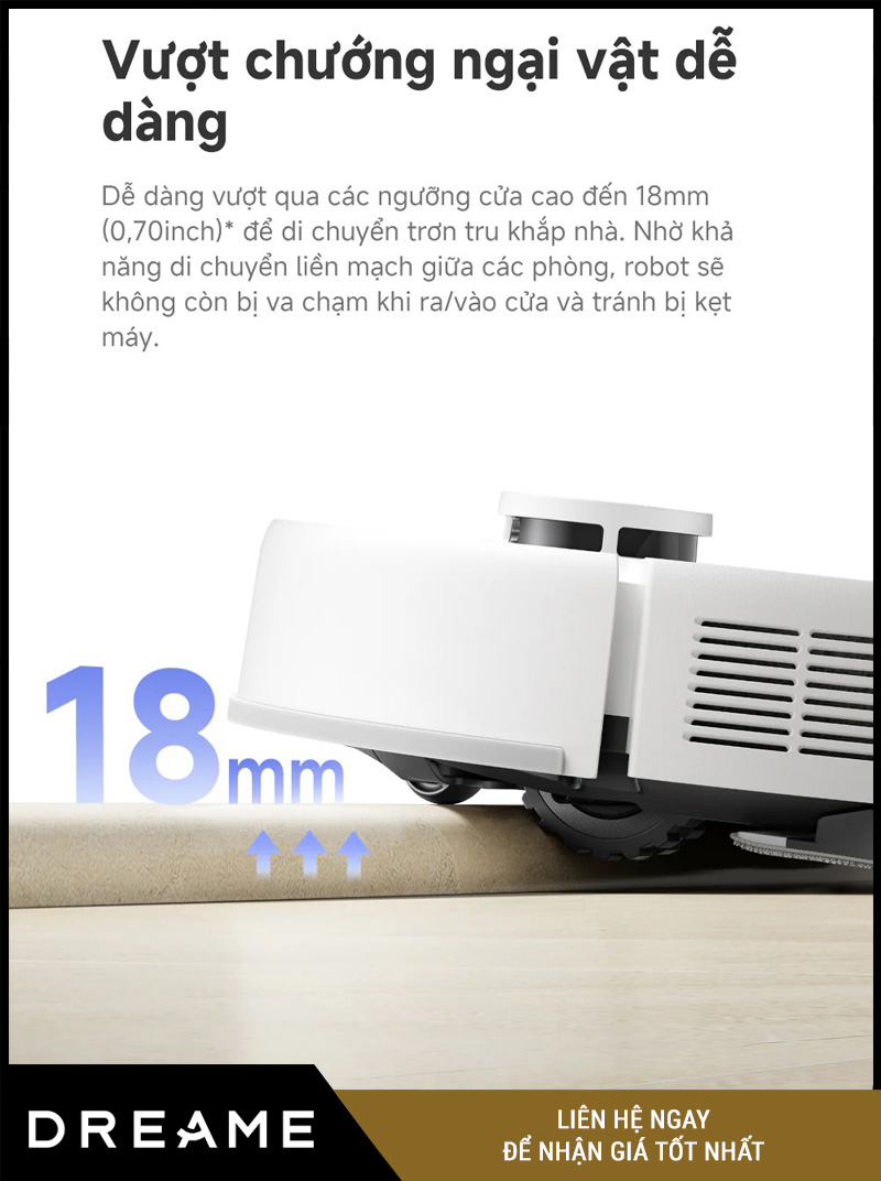 Mova E20s Pro Plus Trắng - Robot Hút Bụi Lau Nhà