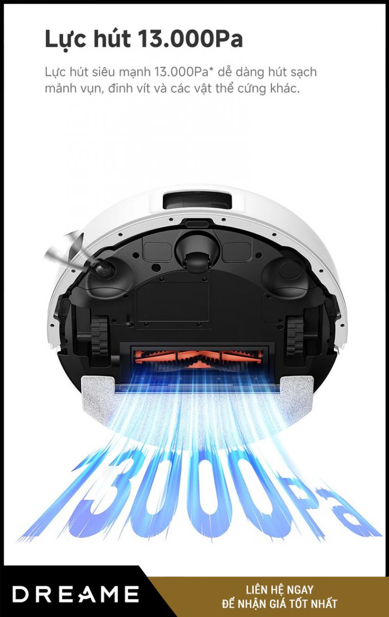 Mova E20s Pro Plus Trắng - Robot Hút Bụi Lau Nhà