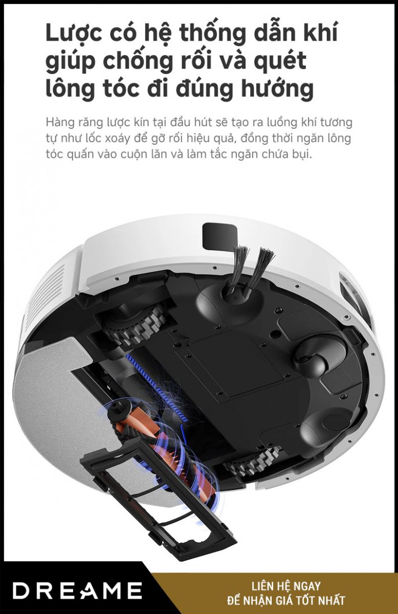 Mova E20s Pro Plus Trắng - Robot Hút Bụi Lau Nhà