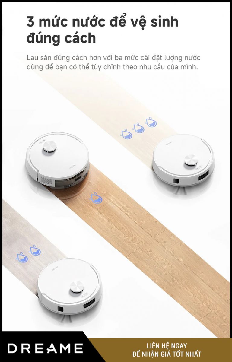 Mova E20s Pro Plus Trắng - Robot Hút Bụi Lau Nhà