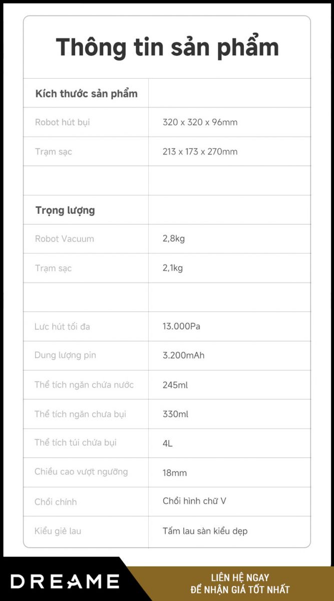 Mova E20s Pro Plus Trắng - Robot Hút Bụi Lau Nhà