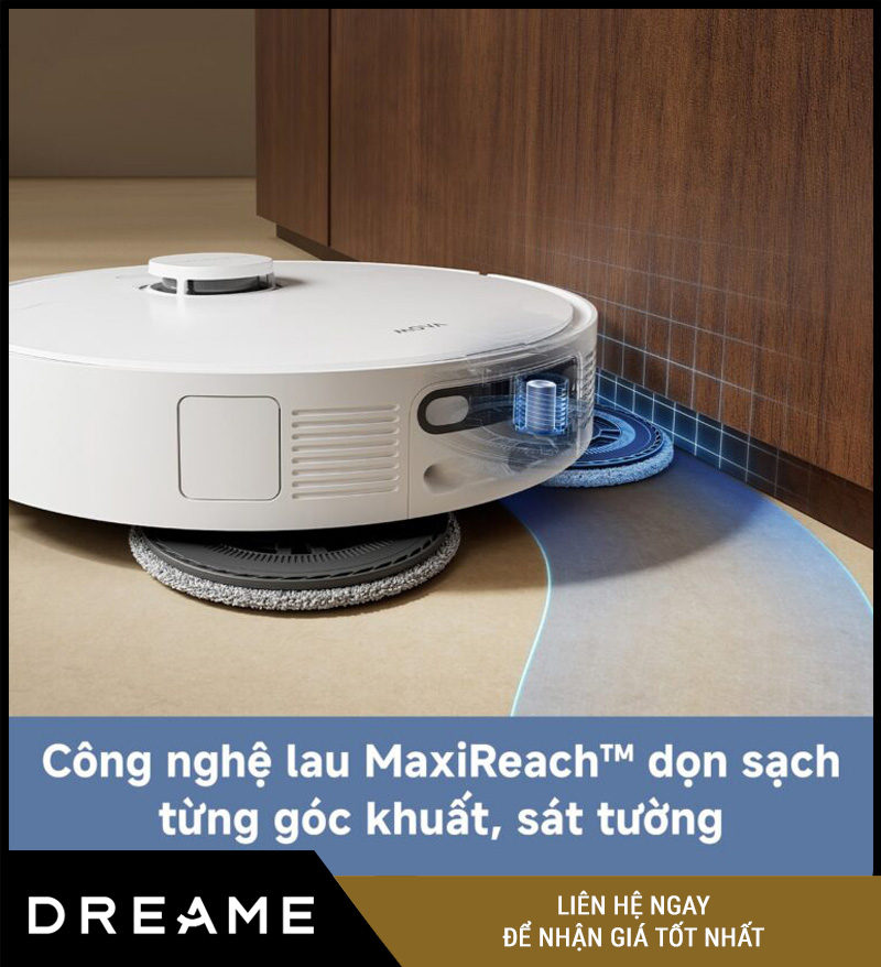 Mova E40 Ultra Trắng - Robot hút bụi lau nhà