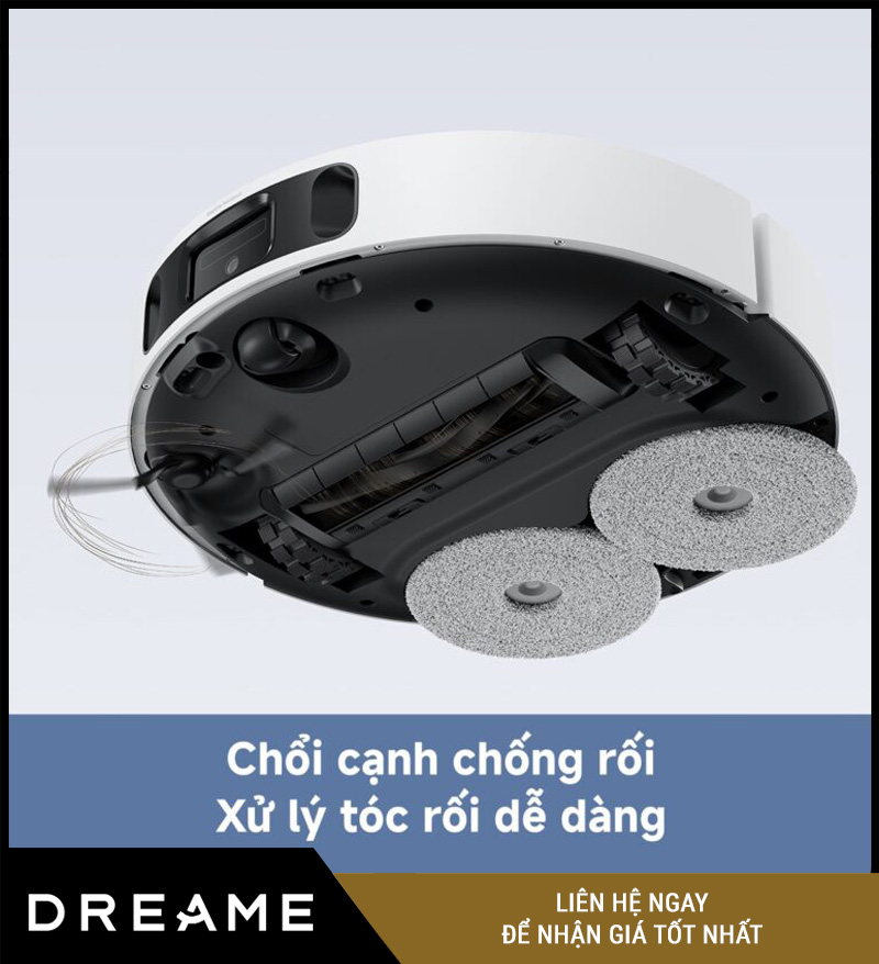 Mova E40 Ultra Trắng - Robot hút bụi lau nhà