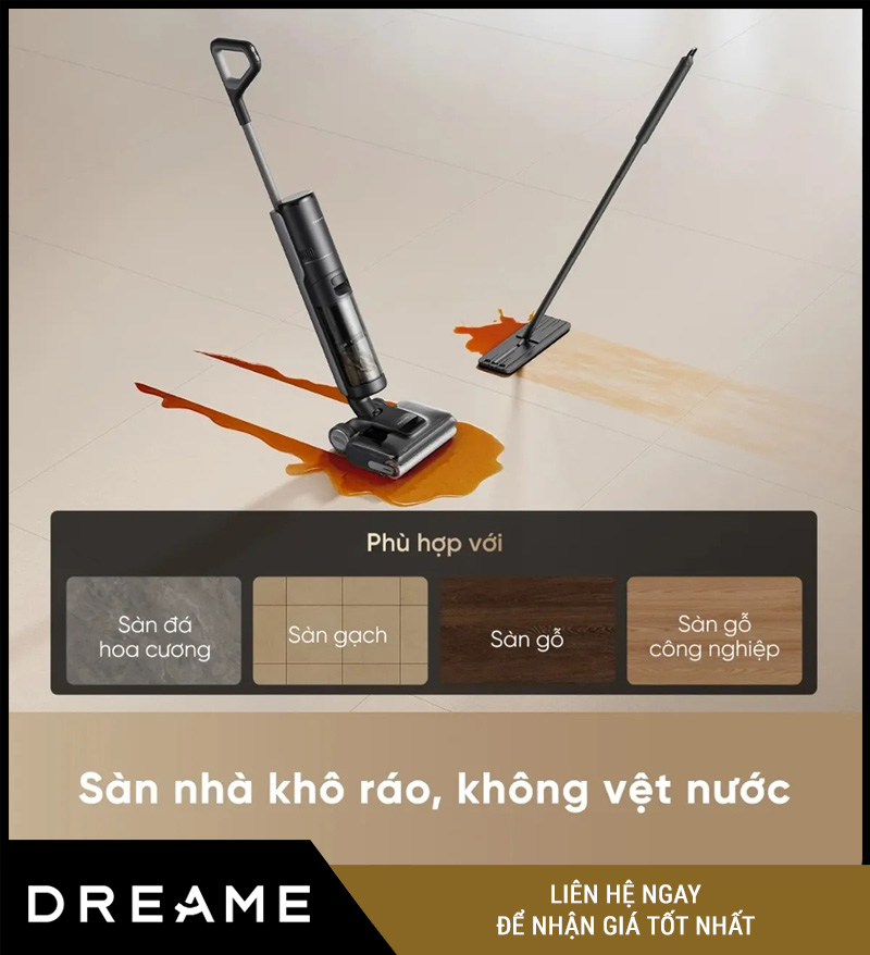 Dreame H12 GT - Máy hút bụi khô và ướt