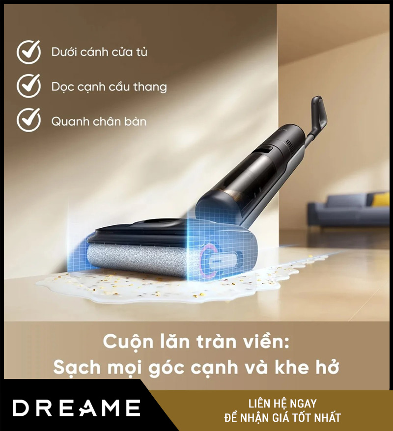 Dreame H12 GT - Máy hút bụi khô và ướt