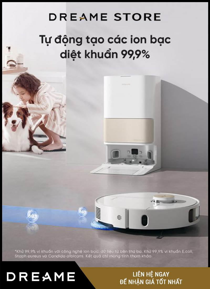 Dreame L10s Ultra Heat Trắng- Robot hút bụi lau nhà