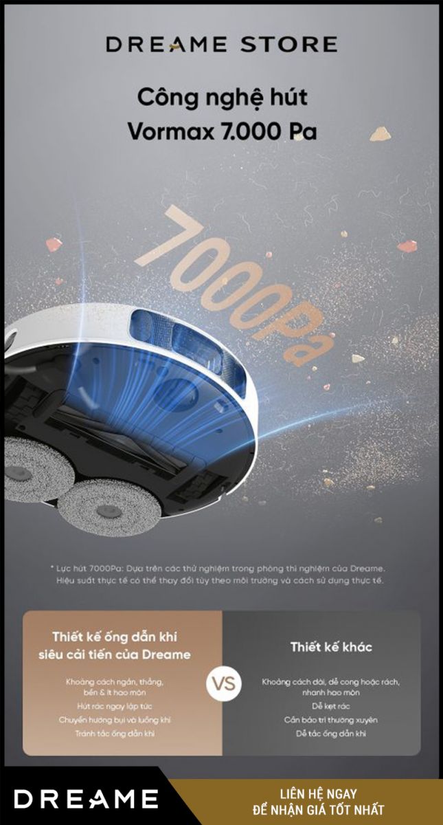 Dreame L10s Ultra Heat Trắng- Robot hút bụi lau nhà