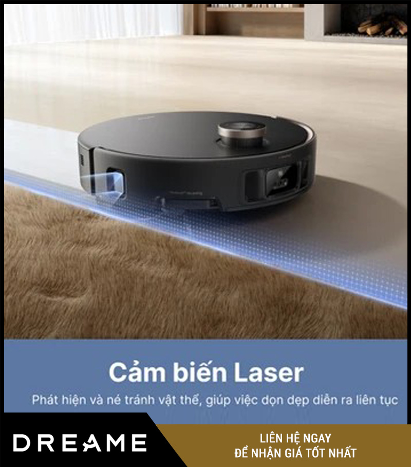 Mova V50 Ultra Trắng/Đen - Robot hút bụi lau nhà