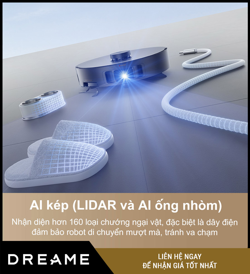 Mova Z50 Ultra Đen - Robot hút bụi lau nhà